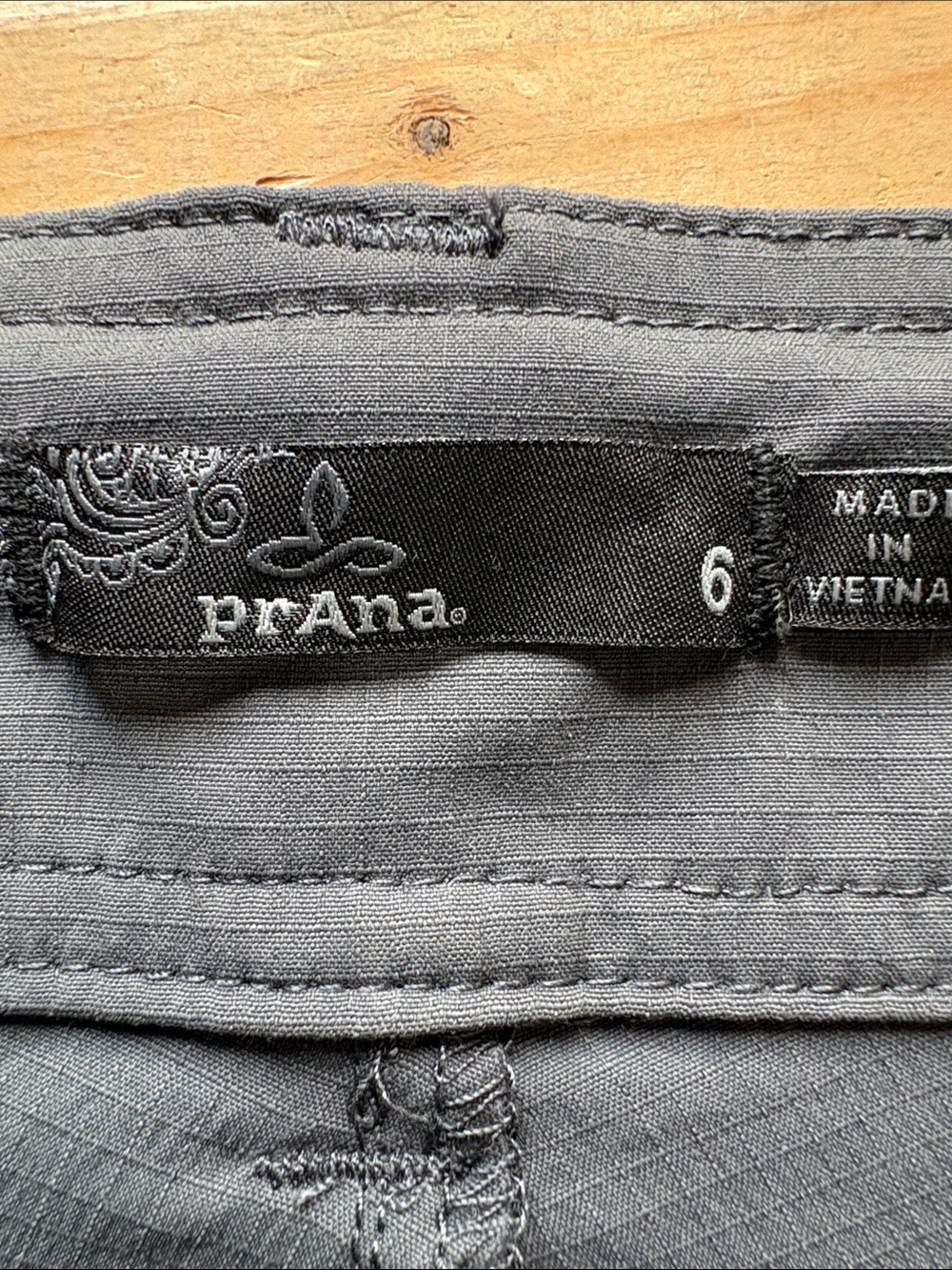 Prana Women's Dark Grey Stretch Capri Pants - Picture 3 of 5